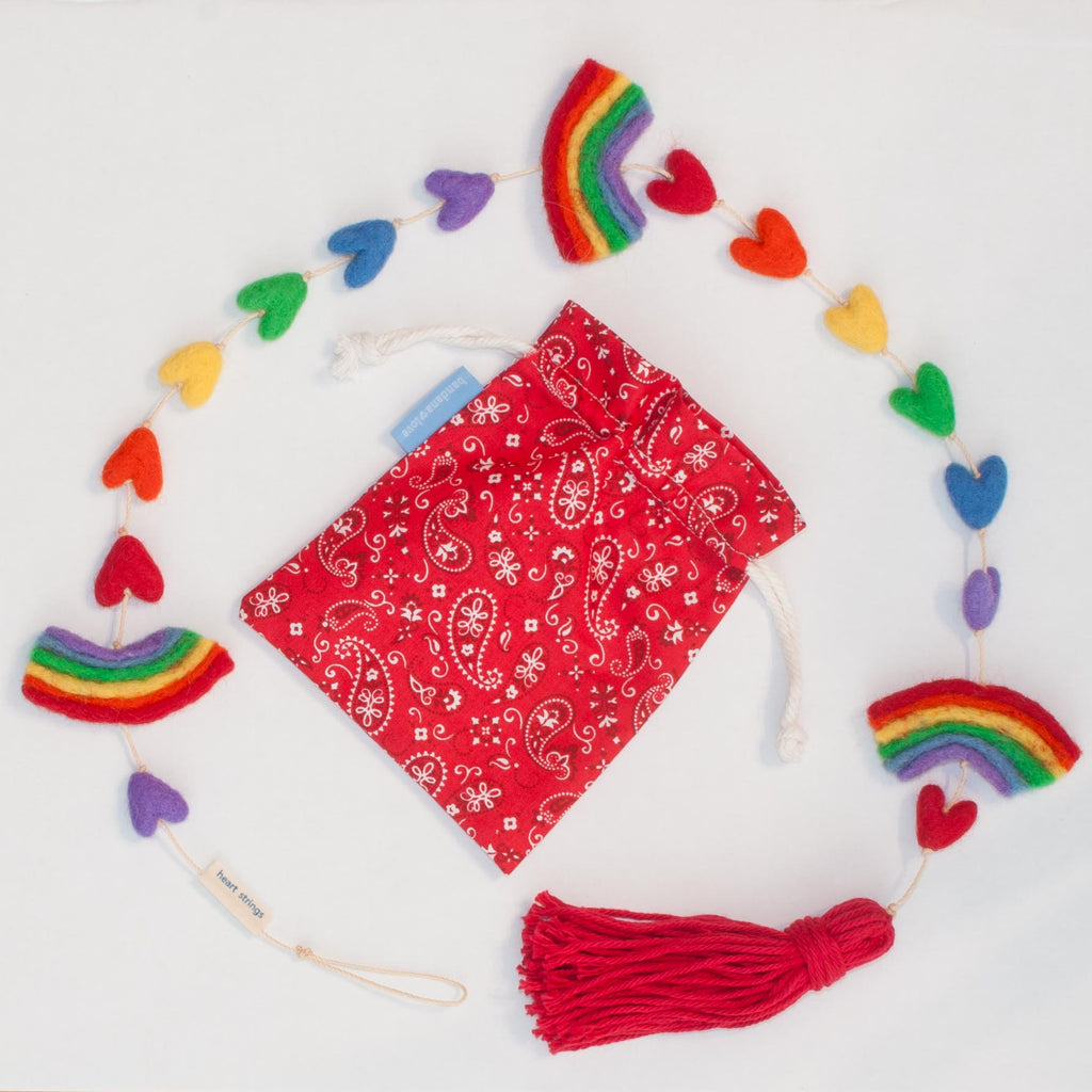 Rainbows Heart String