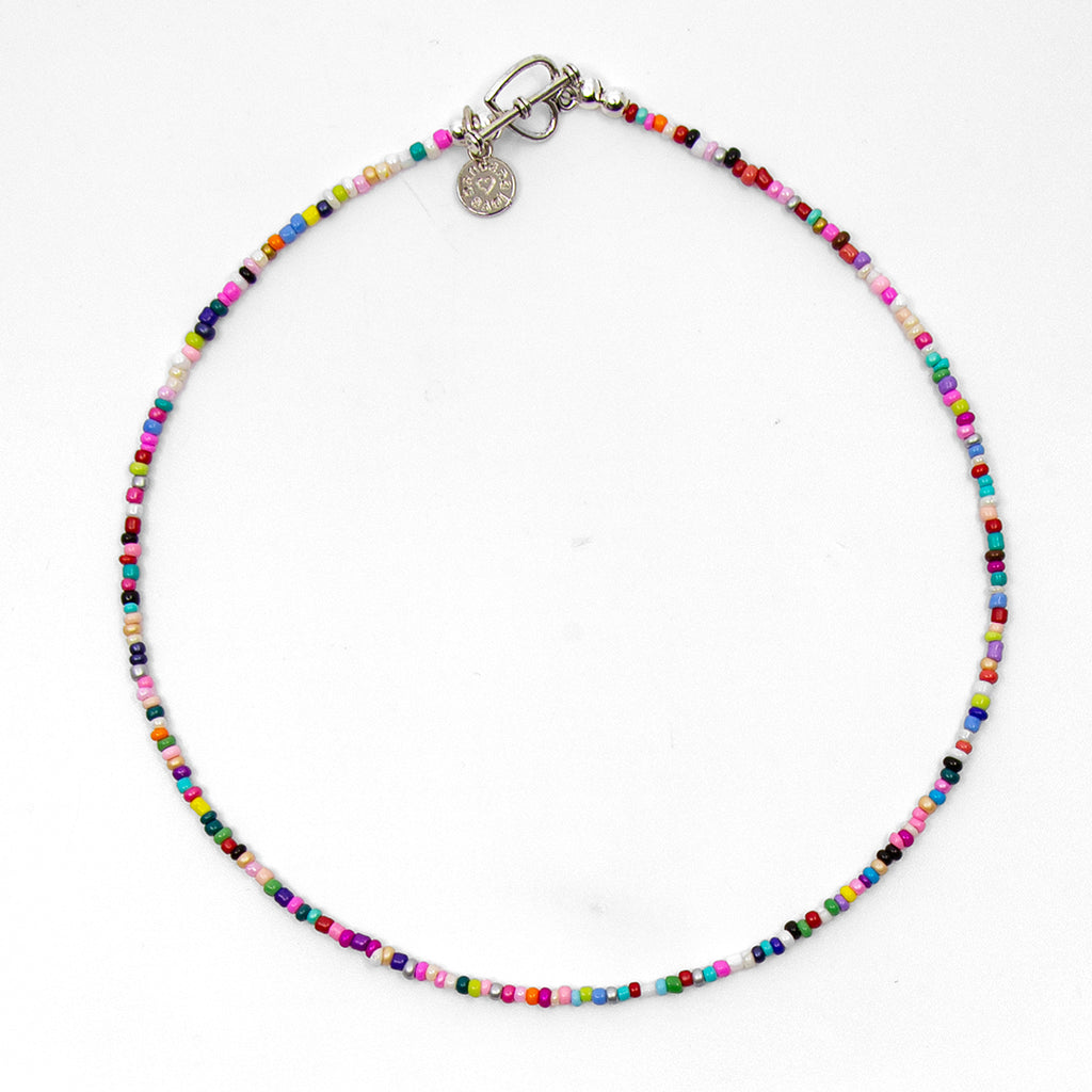 Multicolor Mini Candi Beads Necklace