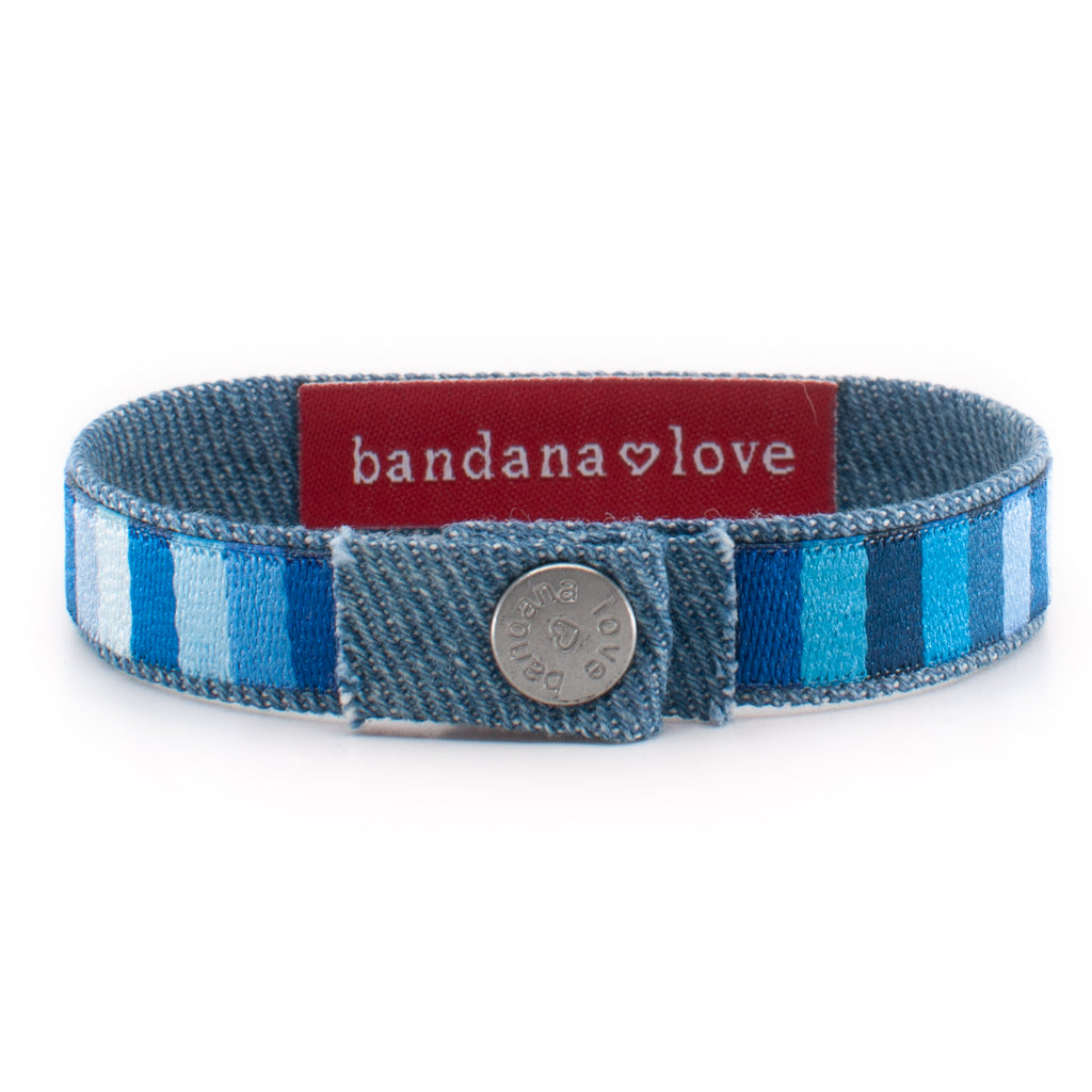 Blue Stripes Tribal Band