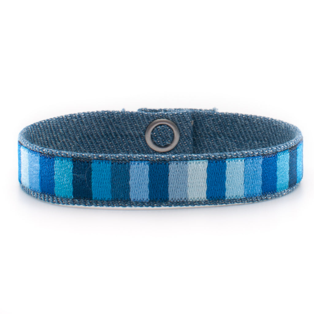 Blue Stripes Tribal Band